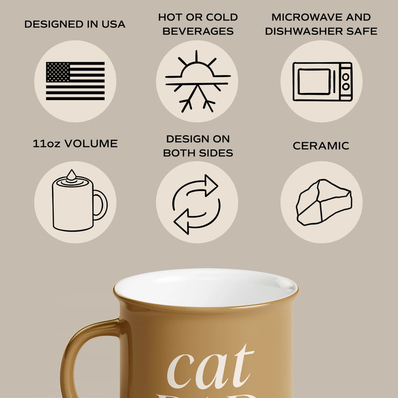 SP - Cat Dad Ceramic Mug 11oz