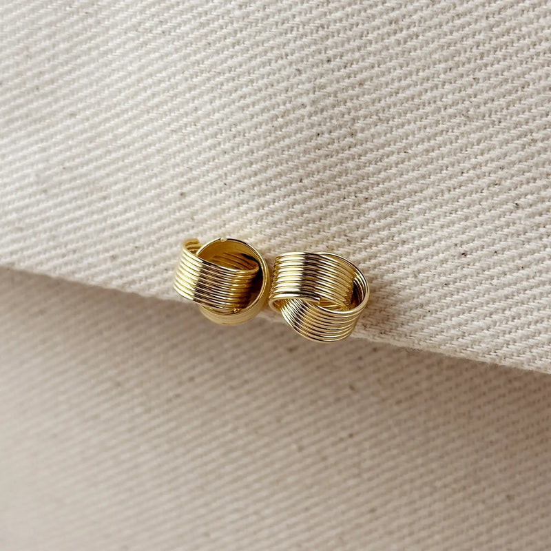 TL JGF Knot Stud Earring