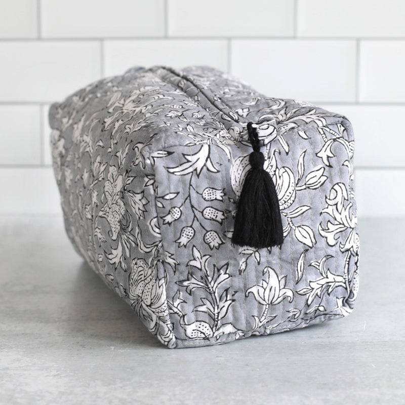 PAR Cosmetic Bag Pacho Slate Floral