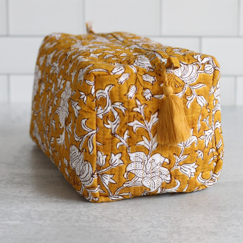 PAR Cosmetic Bag Pacho Saffron Floral