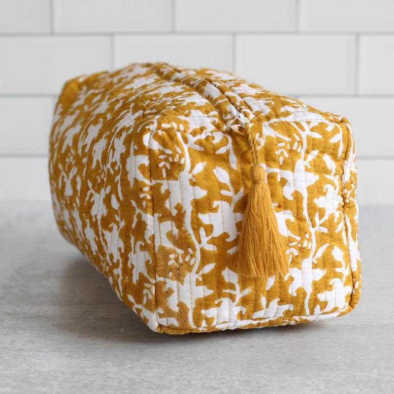 PAR Cosmetic Bag Pacho Saffron Verso