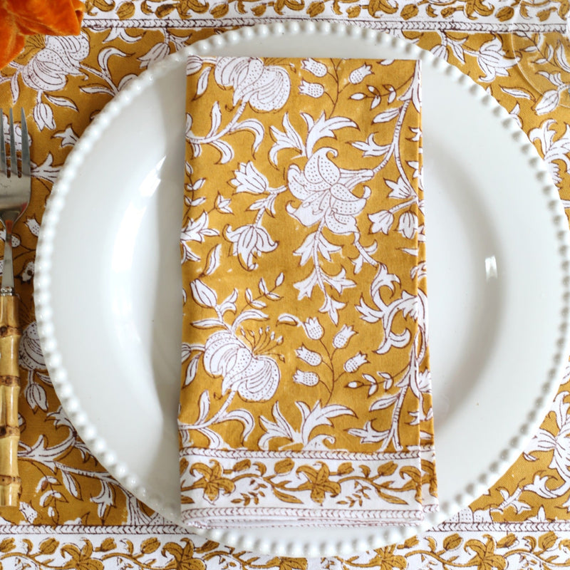 PAR Napkin Pacho Saffron Floral