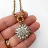 TL JLP Vintage Rhinestone Pendant Necklace