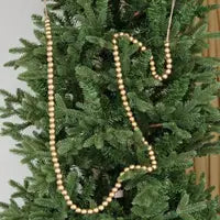 5ft Wooden Beads String-Gold