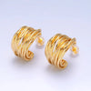 TL JAE Multi C Shape Hoop Earring