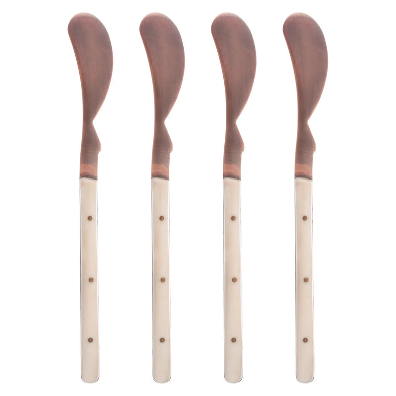 TL K Set/4 Ivory Resin Spreaders