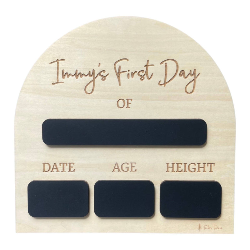 First Day Arch School Board
