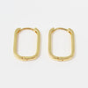TL JAE Oval Hoop Earrings w/Click Closure