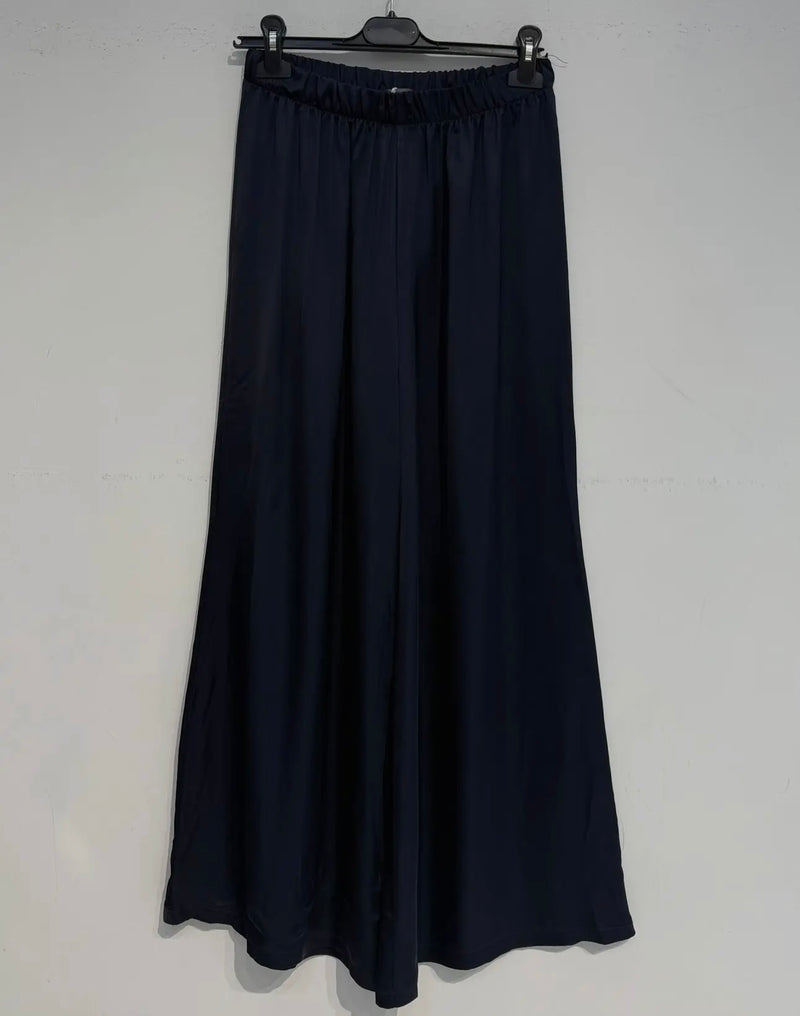 CC SATIN PANTS WITH ELASTIC WAIST
