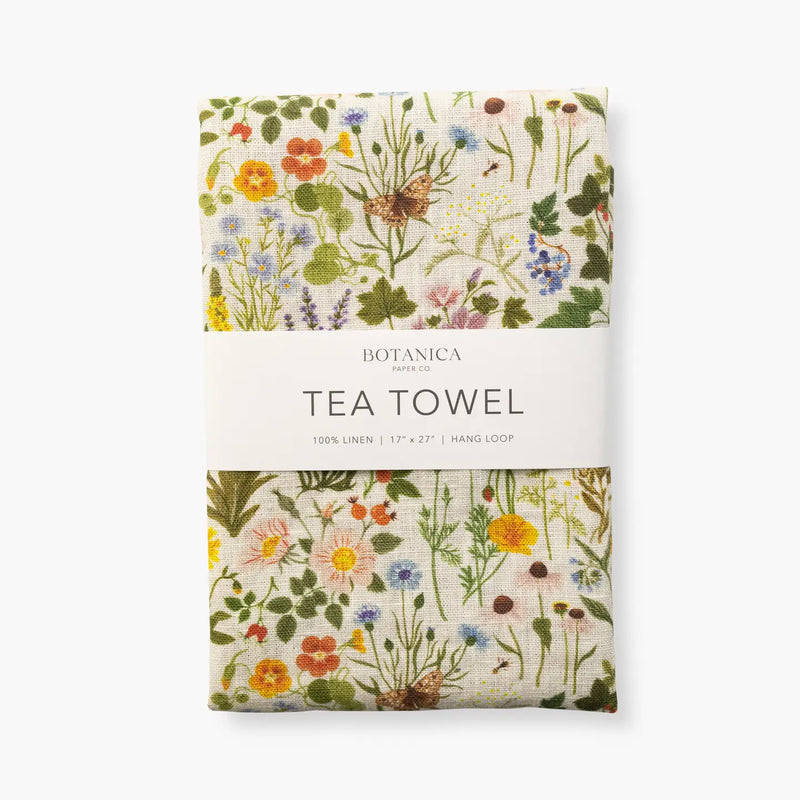 Wild Flower-Tea Towel