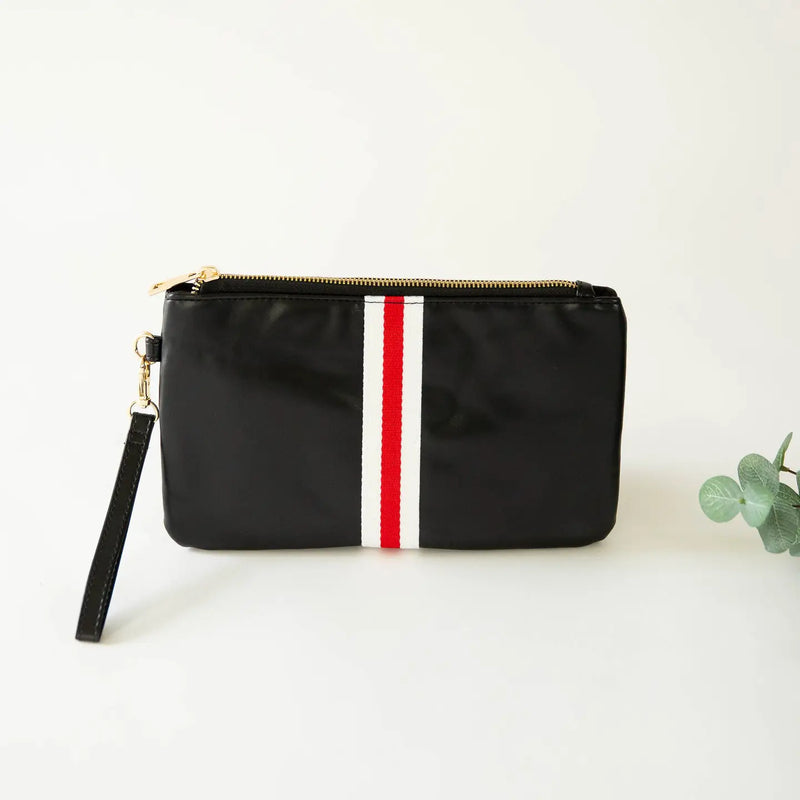 TL FMF Preppy Zipper Clutch
