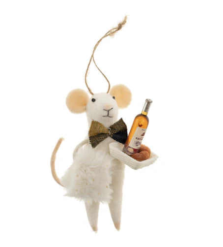 NS Mouse Ornament Sommelier