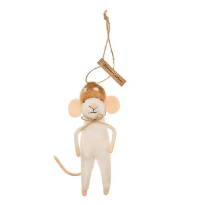 NS Mushroom Cap Mouse Ornament