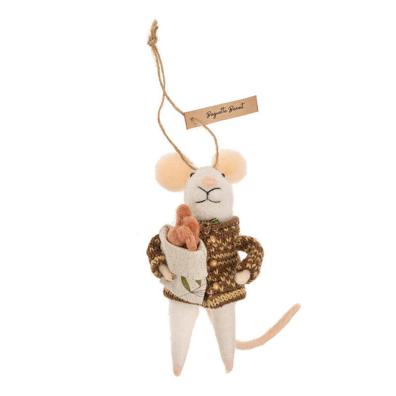 NS Mouse Ornament Baguette Benoit