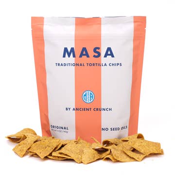 WS Masa Traditional Tortilla Chips, 5oz Bag