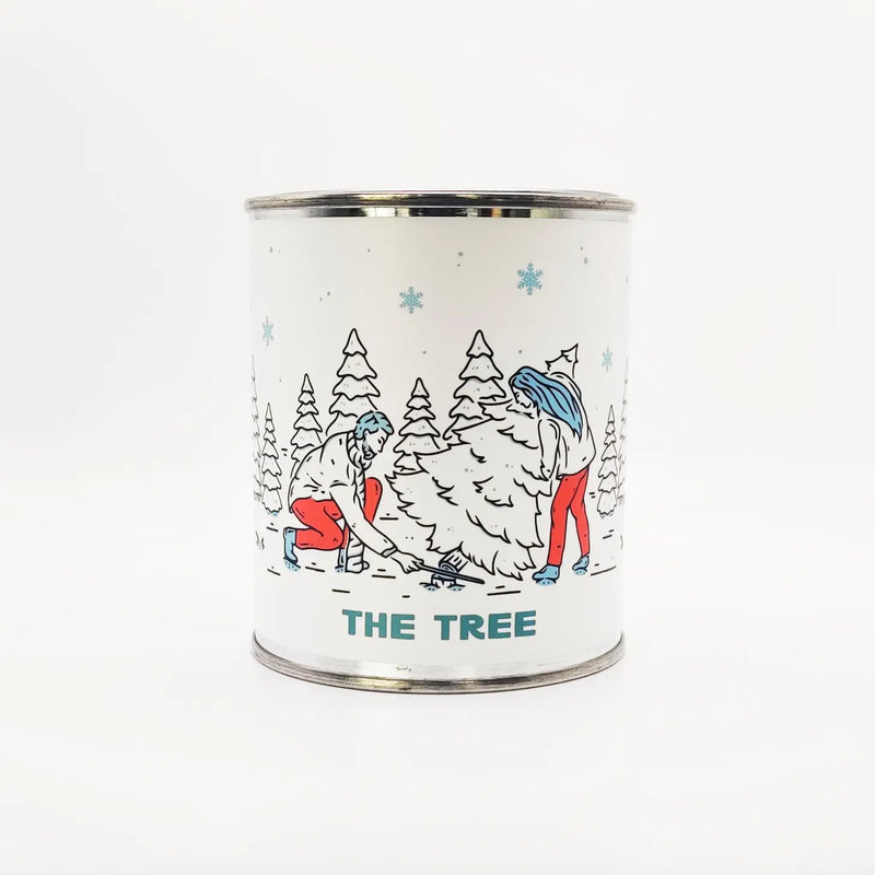 TL AH Tree Winter Candle