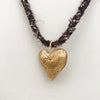 TL JCO Bandana Heart Necklace
