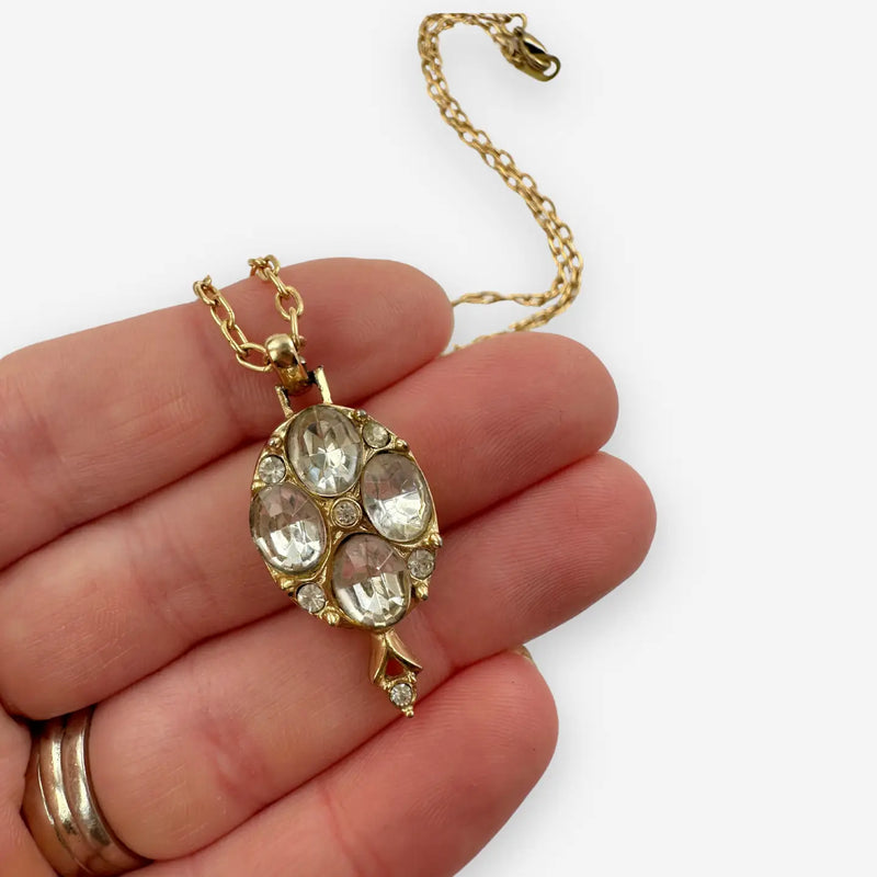 TL JLP Vintage Rhinestone Necklace