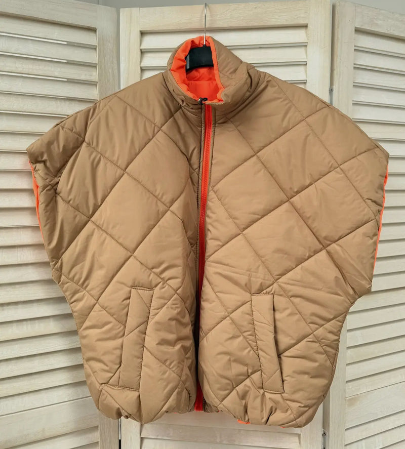CC REVERSIBLE QUILTED VEST
