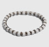 CC ENAMEL AND CZ STRETCH BRACELET