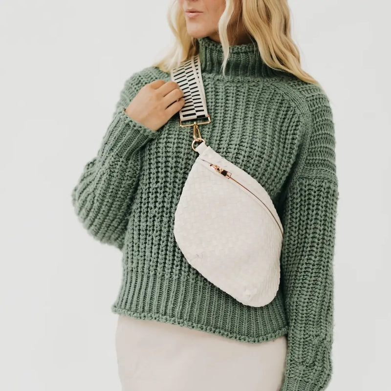 TL PS Woven Crossbody Bag