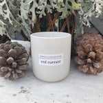 BC Nordic  white ceramic soy wax candles