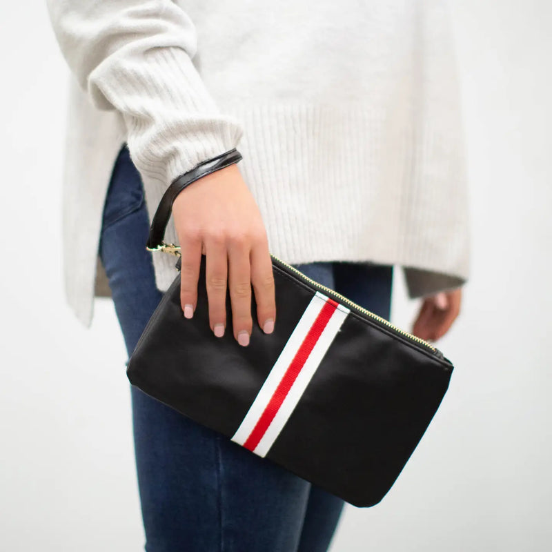 TL FMF Preppy Zipper Clutch
