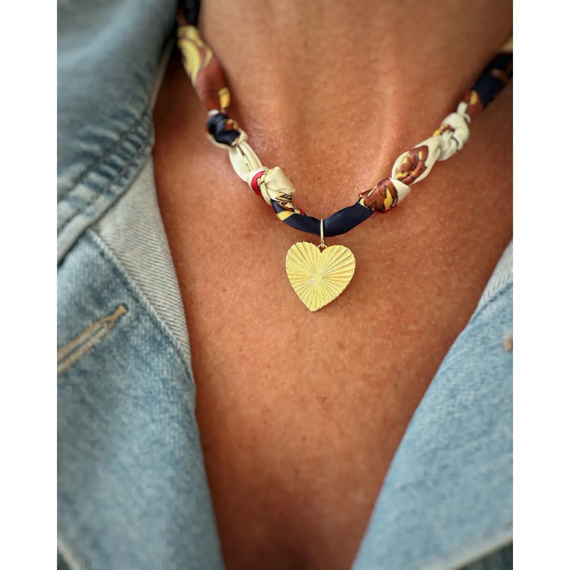 TL JTBC Scarf Charm Necklace