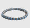 CC ENAMEL AND CZ STRETCH BRACELET
