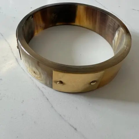 TL JEM Horn Brass Bracelet