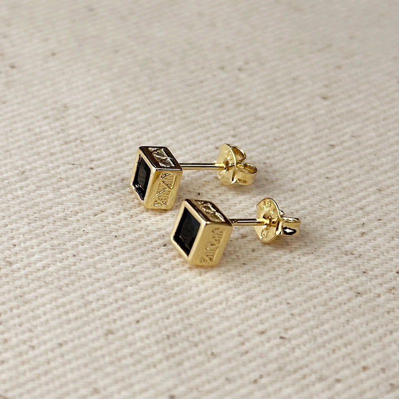 TL JGF Square Stud Earring