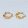 TL JAE Twist Hoop Earrings