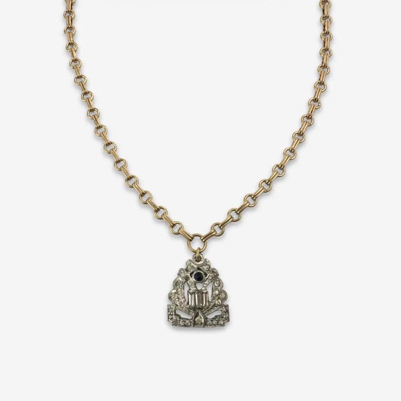 TL JLP Vintage Rhinestone Necklace