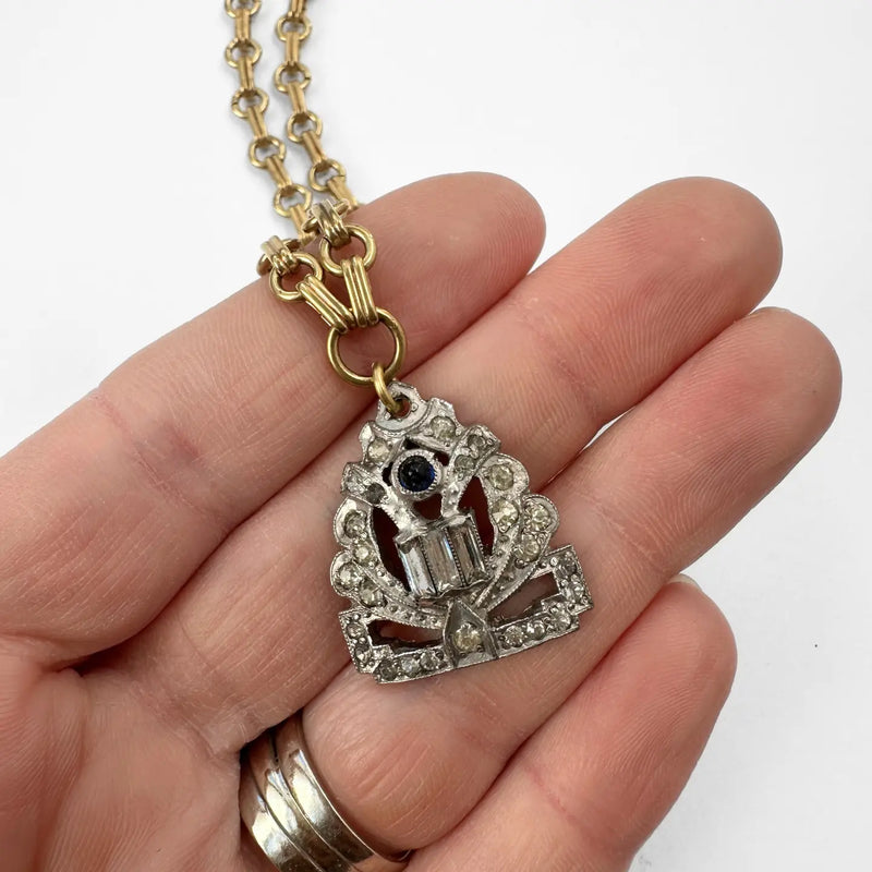 TL JLP Vintage Rhinestone Necklace