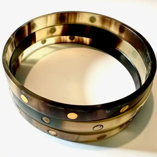 TL JEM Horn Brass  Bangle