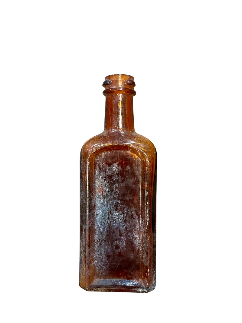 NS Vintage Amber Bottle