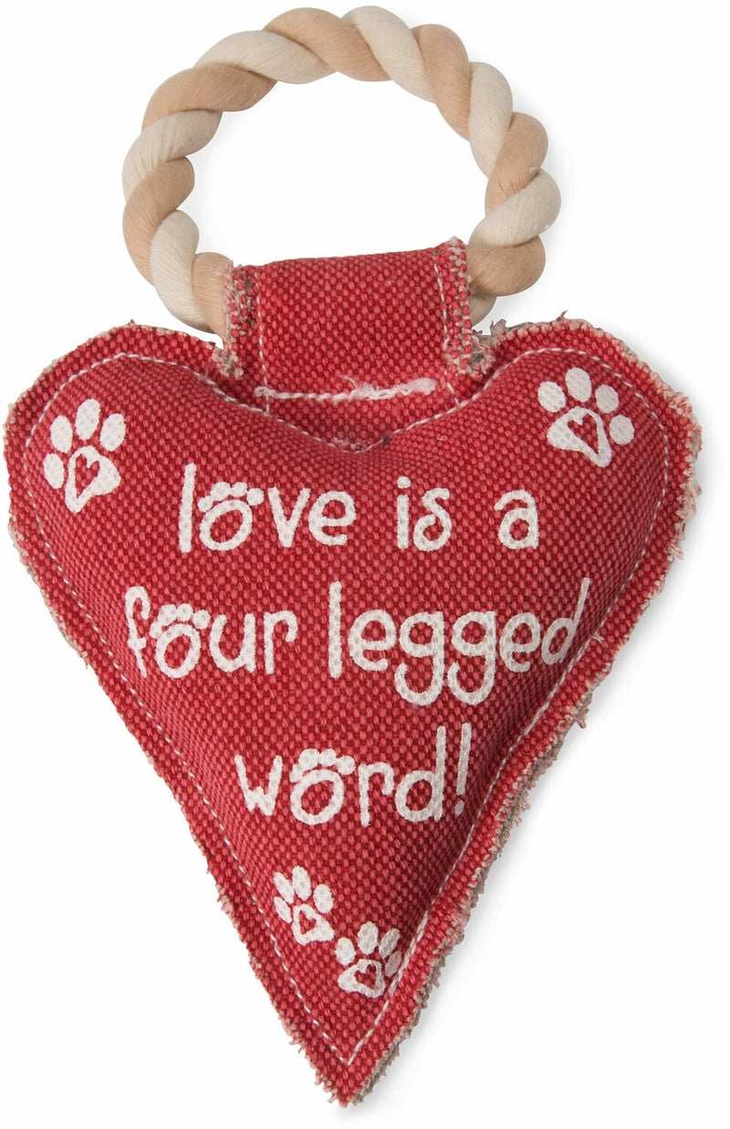 SP - 'Love Is A Four Legged Word' Dog Toy