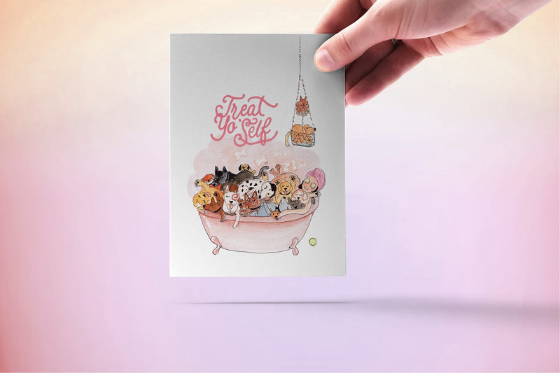 SP - Treat Yo' Self Birthday Card