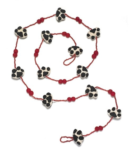 SP - Paw Print Holiday Garland