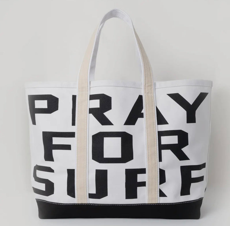 BB- Pray for Surf Canvas Tote