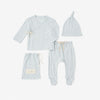 BA - ORGANIC COTTON POINTELLE LAYETTE 3 PC GIFT SET