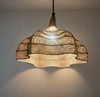 BB - Woven Scalloped Canopy Ceiling Light Fixture