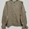 CC MOHAIR CARDIGAN WITH FLOUNCE SLEEVE