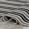 BB- Handwoven Striped Rug (4X6')