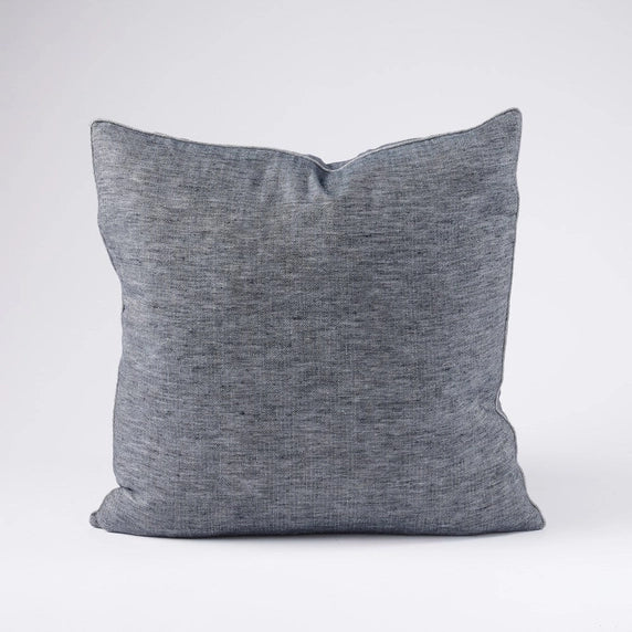 BB - Halcyon Linen Pillow- Ink (23")