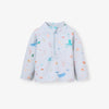 BA - PALE BLUE OCEAN ADVENTURE BABY RASH GUARD