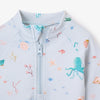 BA - PALE BLUE OCEAN ADVENTURE BABY RASH GUARD