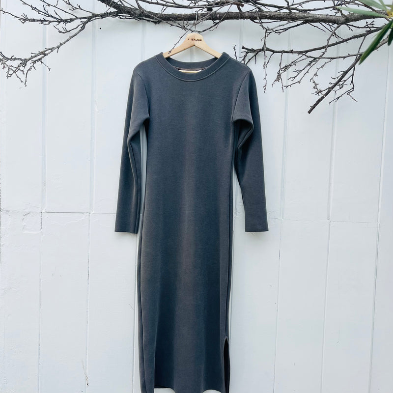 VH-1435 Stone Fleece Dress