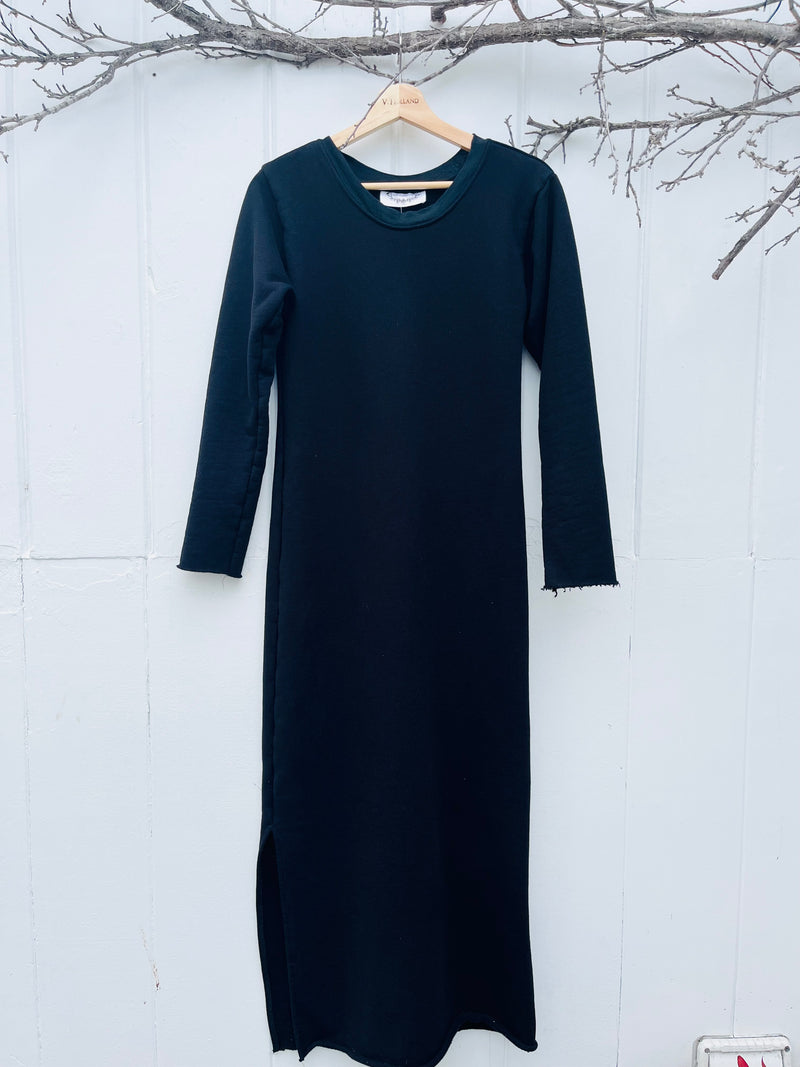 VH-1436 Black Fleece Dress