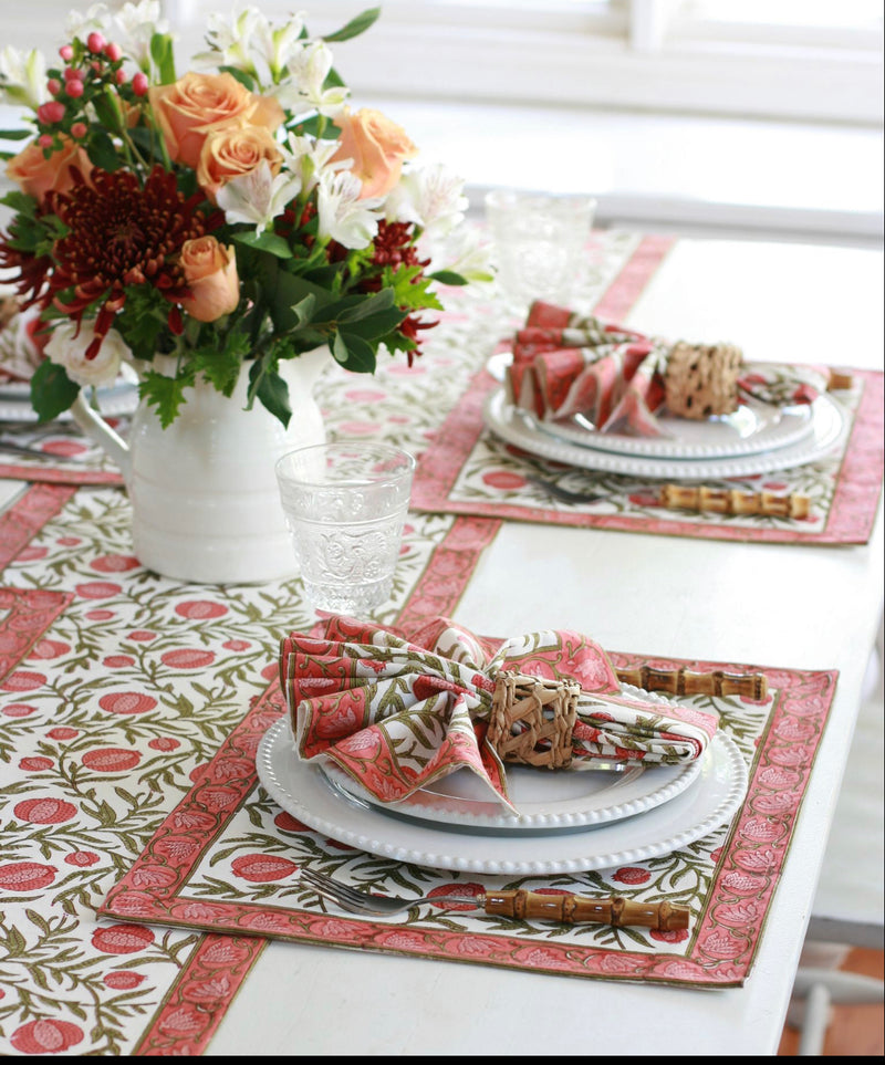 PAR Placemat Pomegranate Red